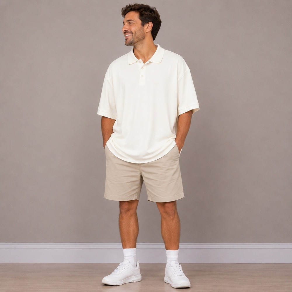 Boca Classics Mens XXL White 100% Pima Cotton Short Sleeve Polo Shirt RN76235